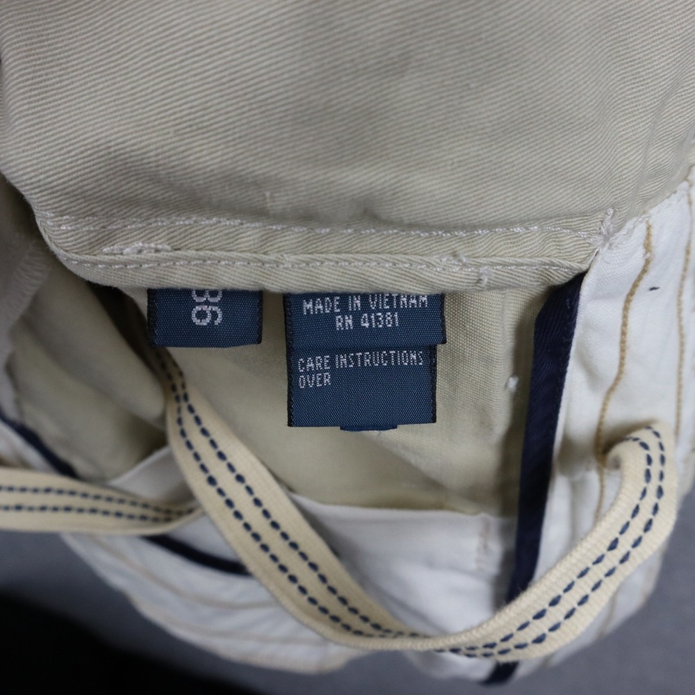 Polo Ralph Lauren Shorts Mens 36 Chino Flap Pocket Golf Casual Flat Front Beige - Picture 3 of 11